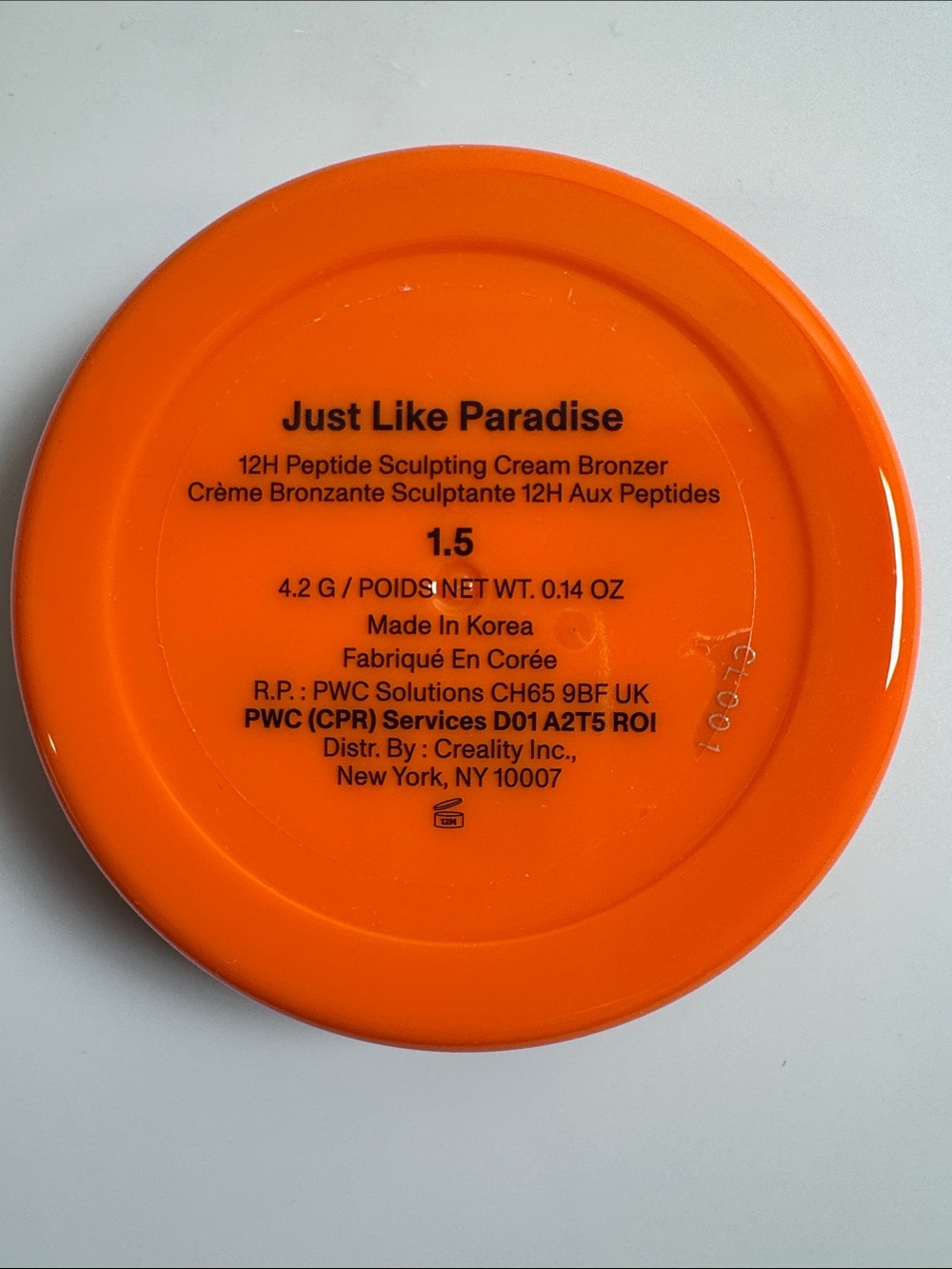 SARAH CREAL "JUST LIKE PARADISE" CREAM BRONZER 1.5 & CONTOUR BRUSH *NEW IN BOX* - Picture 3 of 7